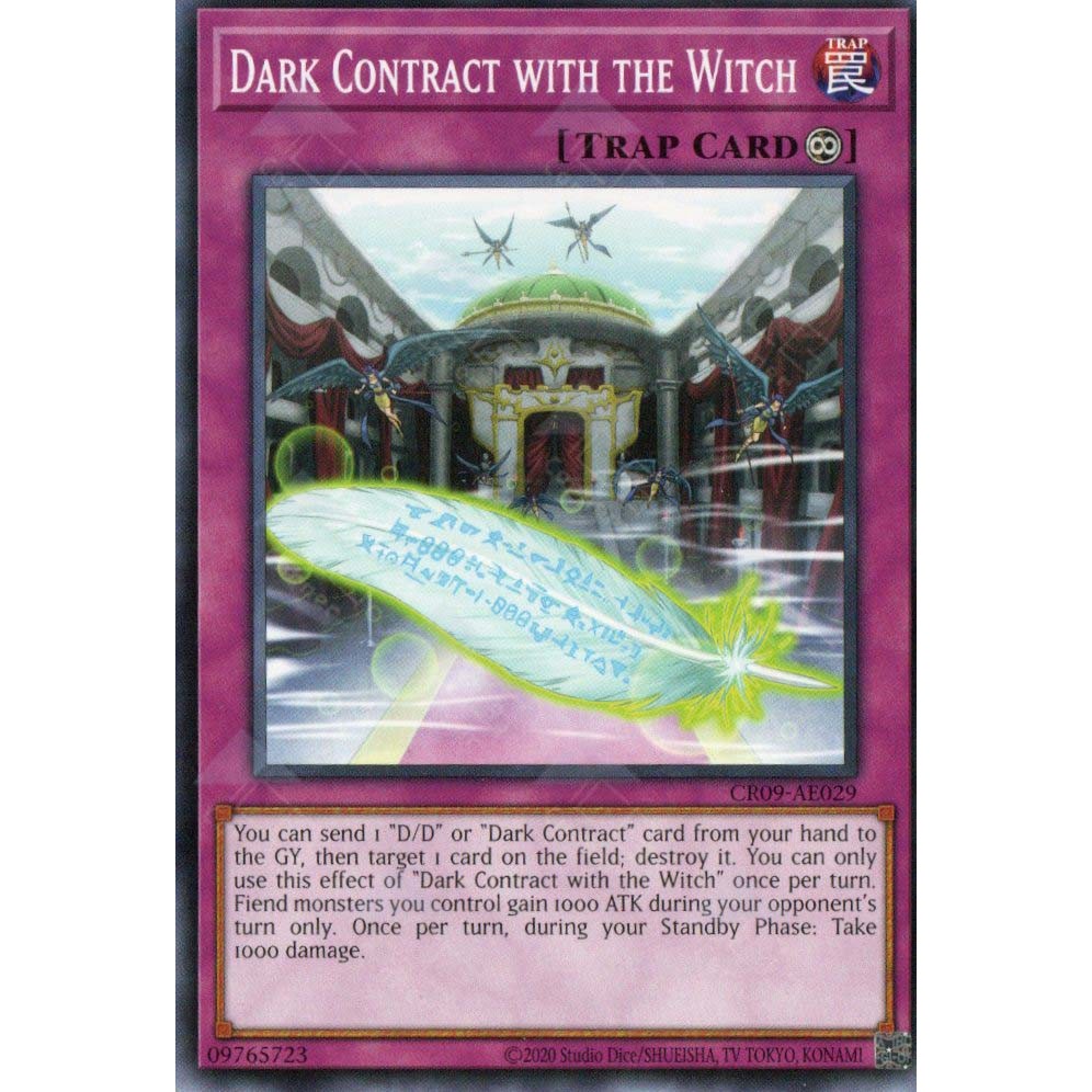 [ การ์ด Yugioh ของแท้ ] CR09-AE029 สัญญามืดกับแม่มด - ทั่วไป