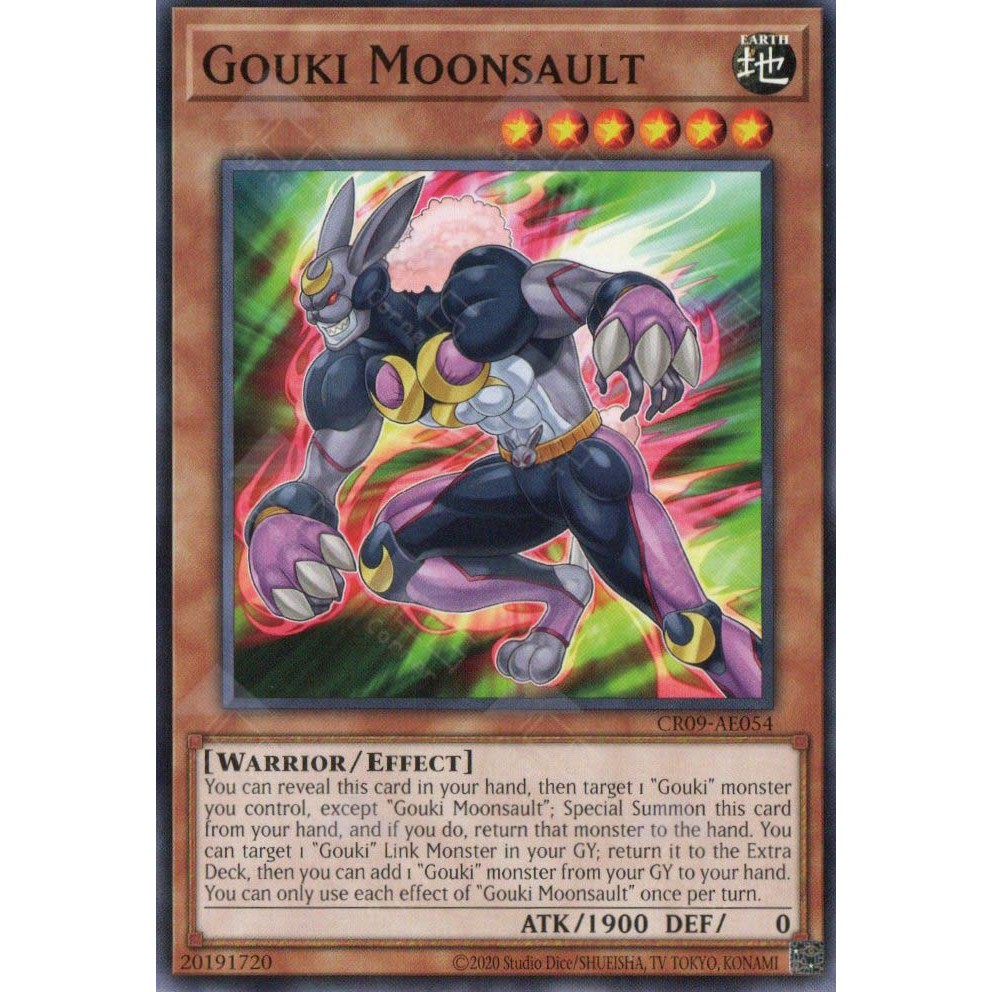 [ การ์ด Yugioh ของแท้ ] CR09-AE054 Gouki Moonsault - ทั่วไป