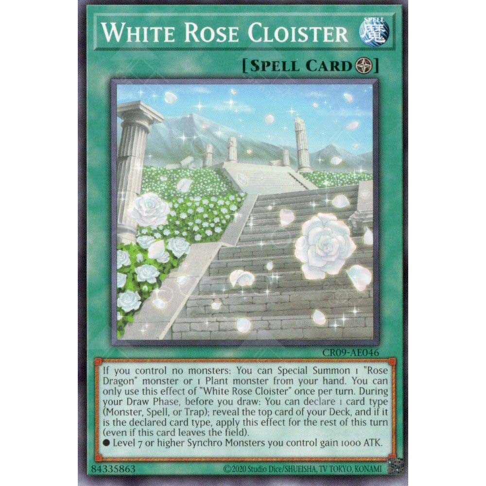 [ การ์ด Yugioh ของแท้ ] CR09-AE046 White Rose Cloister - ทั่วไป