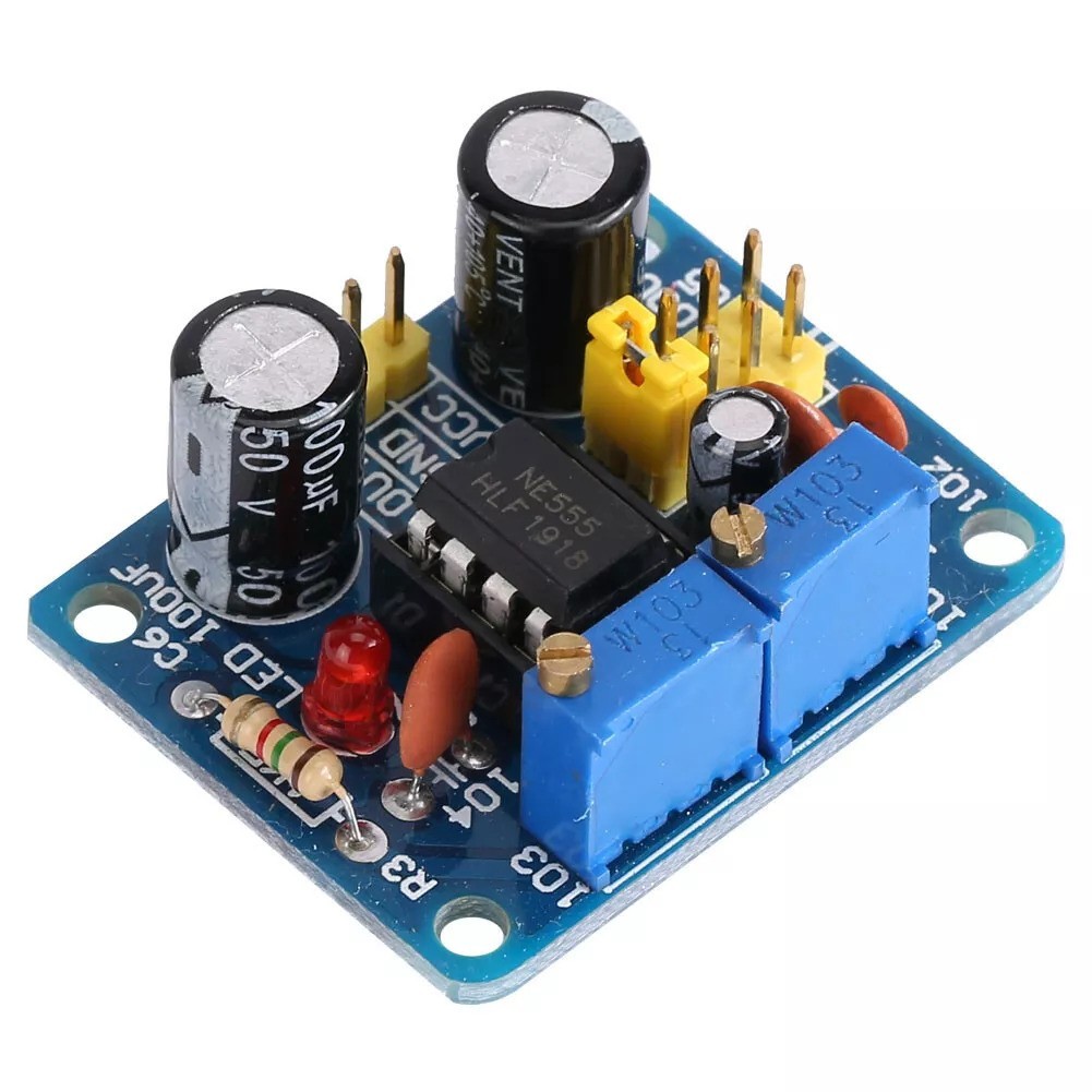 [สต็อก] NE555 เครื่องกําเนิดความถี่ชีพจร Duty Cycle Generator Board Module CH