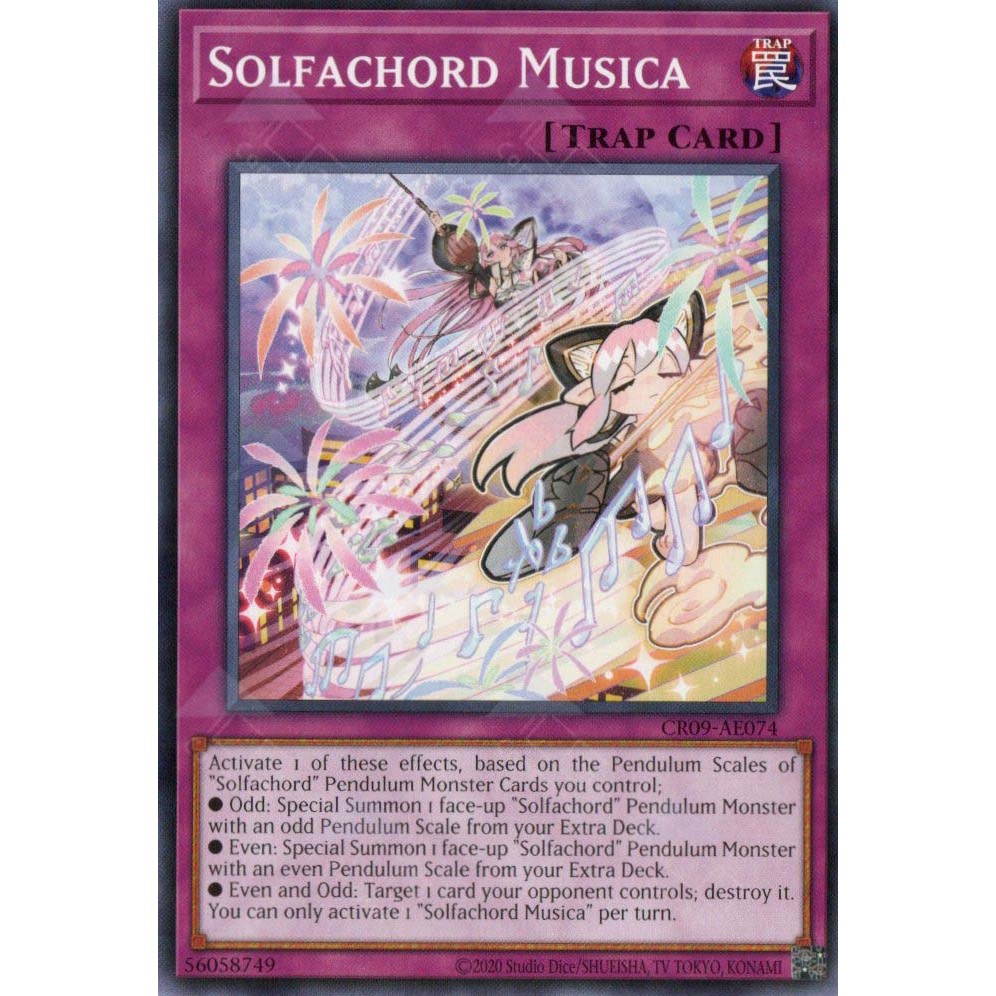 การ์ด Yugioh! - CR09-AE074 - Solfachord Musica