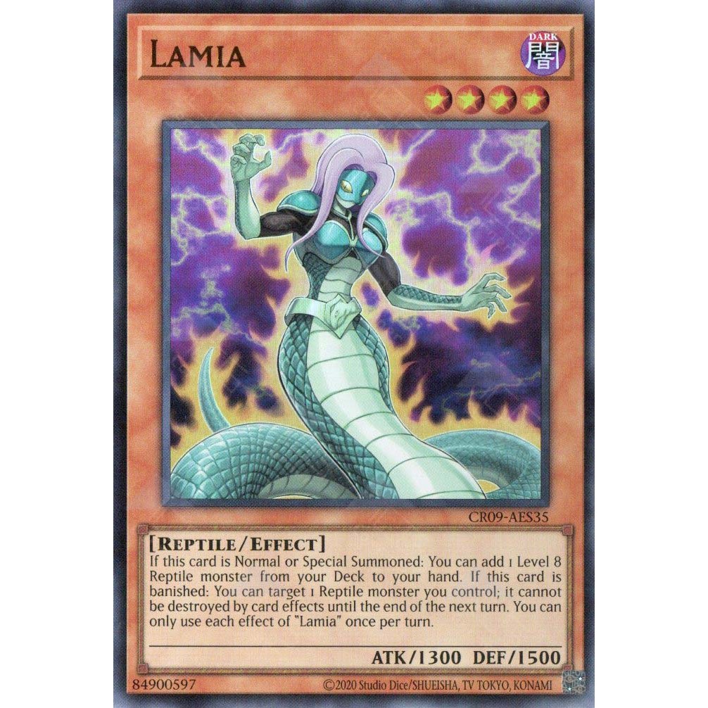 การ์ด Yugioh! - CR09-AES35 - ลาเมีย