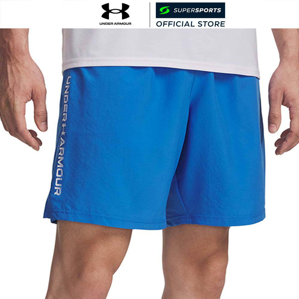 UNDER ARMOUR Tech™ Woven Wordmark กางเกงออกกำลังกายขาสั้นผู้ชาย