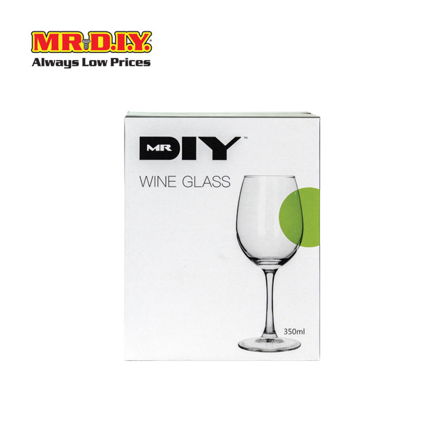 MR.D.I.Y. ชุดแก้วไวน์ ขนาด 350 มล. จำนวน 4 ใบ/แพ็ก