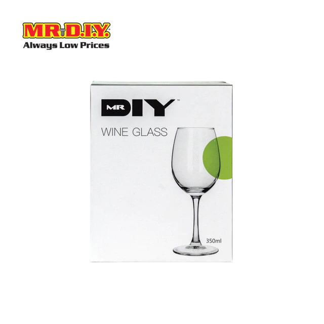 MR.D.I.Y. ชุดแก้วไวน์ ขนาด 350 มล. จำนวน 4 ใบ/แพ็ก