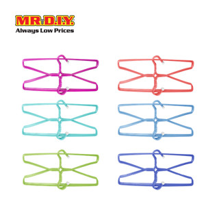 THAI OLYMPIC ไม้แขวนสื้อ รุ่น Jumbo คละสี จำนวน 12 ชิ้น/แพ็ก