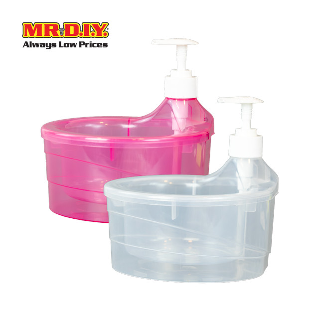 MR.D.I.Y. ที่กดน้ำยาล้างจานอนกประสงค์ พร้อมฟองน้ำ ขนาด 15.5 X 15.5 X 8 ซม.