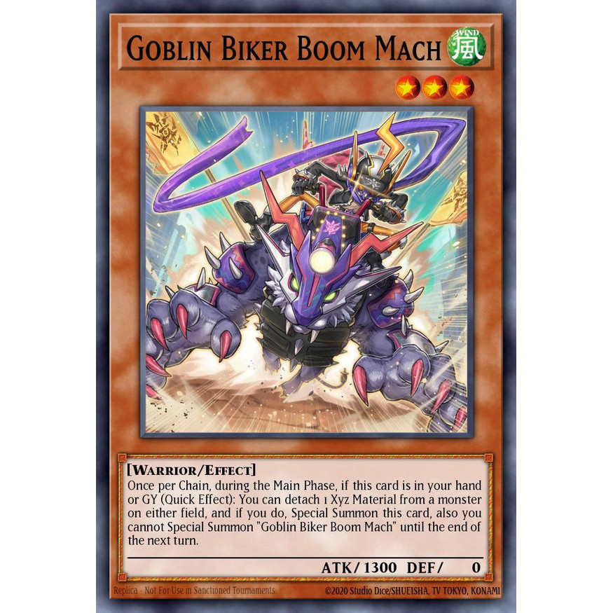 [Yugioh Funny Shop] การ์ด 1 ใบ MP25-EN154 - Goblin Biker Boom Mach - Ultra Rare