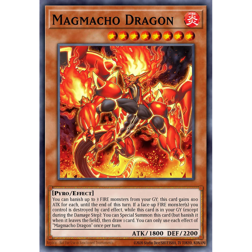 [Yugioh Funny Shop] การ์ด MP25-EN307 - Magmacho Dragon - ทั่วไป