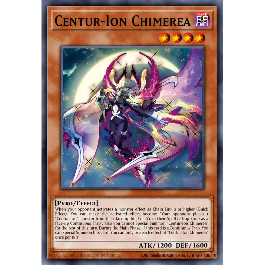[Yugioh Funny Shop] การ์ด 1 ใบ MP25-EN407 - Centur-Ion Chimerea - ทั่วไป