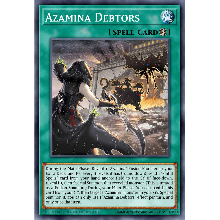 [Yugioh Funny Shop] การ์ด 1 ใบ MP25-EN417 - Azamina Debtors - ทั่วไป