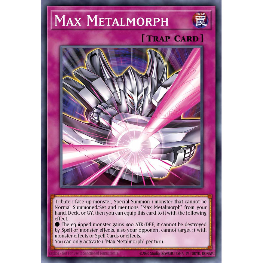 [Yugioh Funny Shop] การ์ด 1 ใบ MP25-EN424 - Max Metalmorph - ทั่วไป