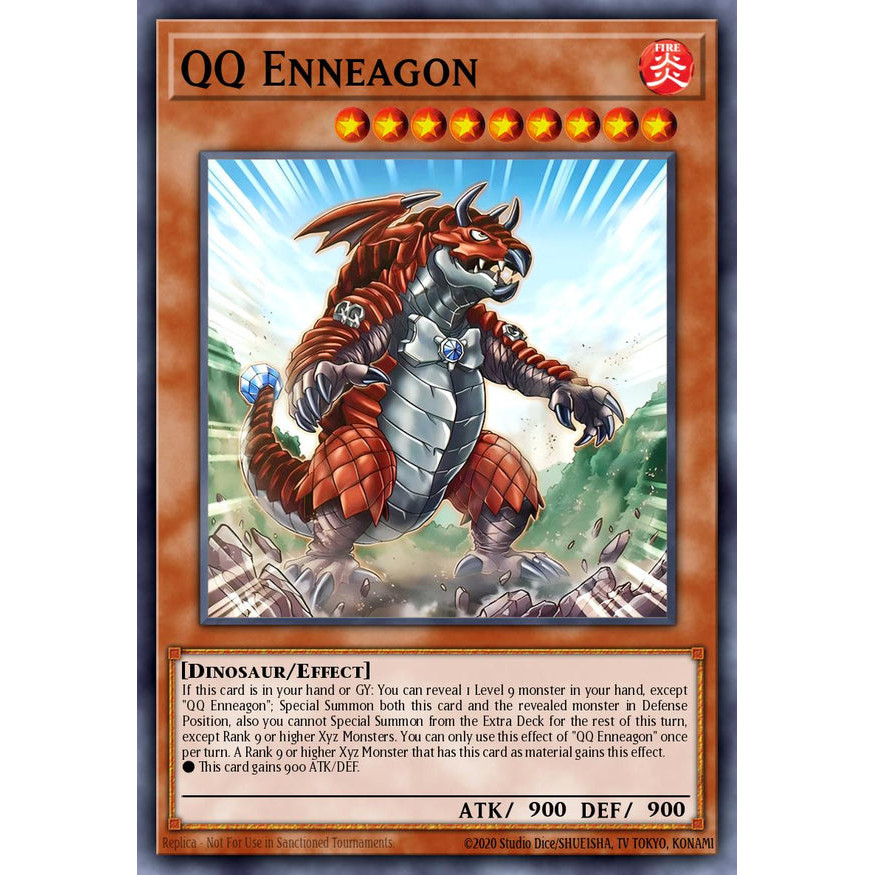 [Yugioh Funny Shop] การ์ด 1 ใบ MP25-EN434 - QQ Enneagon - ทั่วไป