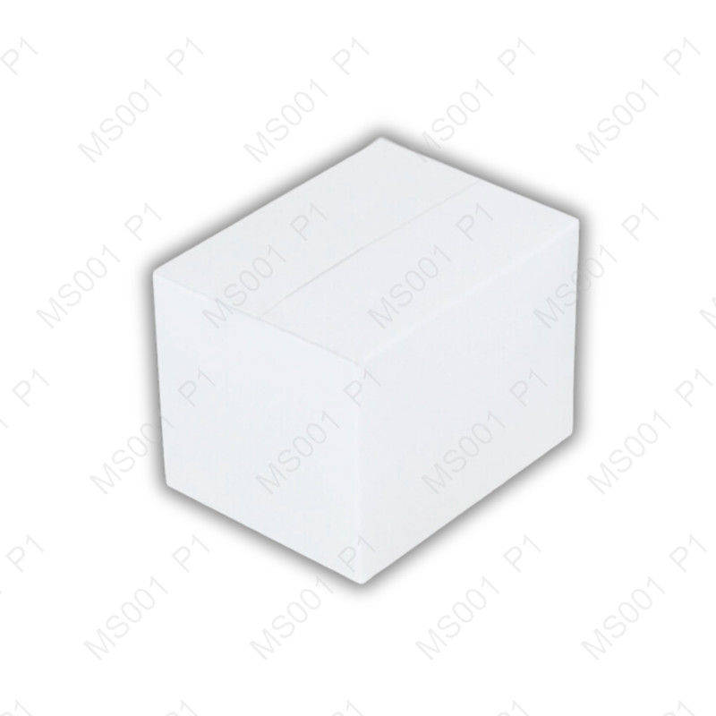 กล่องแม็คขาว1ชิ้น3 x 4 x 3 นิ้ว(1แพ็ค X 100กล่่อง)|MS001_P1