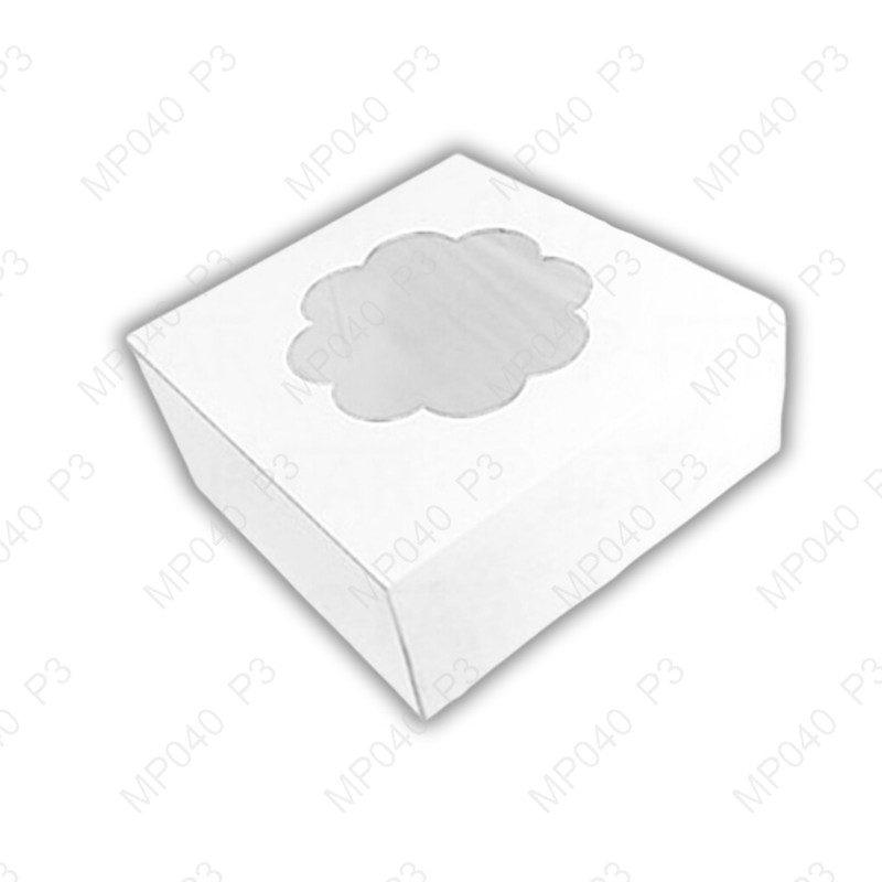 แม็คเค้ก5ปอนด์ขาวเจาะสูง13.25 x 13.25 x 5.5 นิ้ว(1แพ็คย่อย X10กล่อง)|MP040_S_P3