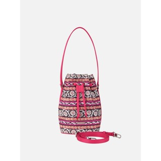 Jim Thompson Indian Block Mini Drawstring Bag Pink