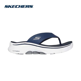 Skechers สเก็ตเชอร์ส รองเท้าแตะผู้ชาย Men On-The-GO GOwalk 7 Sandal Walking Sandals - 229293-NVY Goga Mat