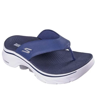 Skechers สเก็ตเชอร์ส รองเท้าแตะผู้ชาย Men On-The-GO GOwalk 7 Sandal Walking Sandals - 229293-NVY Goga Mat