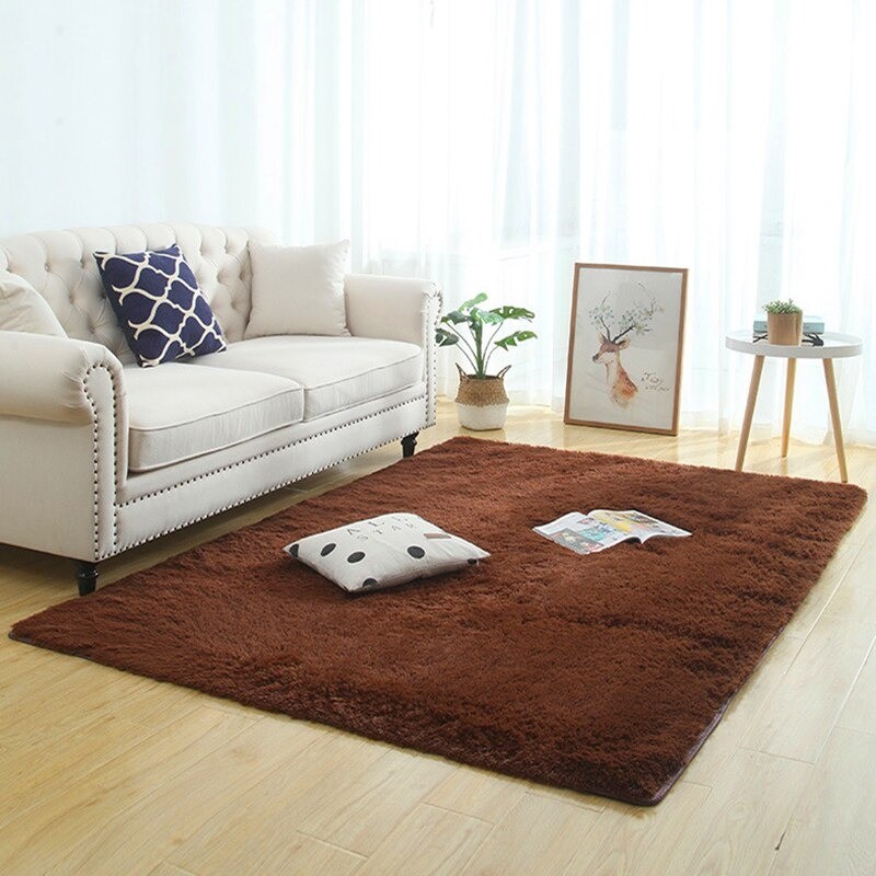พรมกันลื่นกํามะหยี่ห้องนั่งเล่น 80x120ซม. - DE2002
