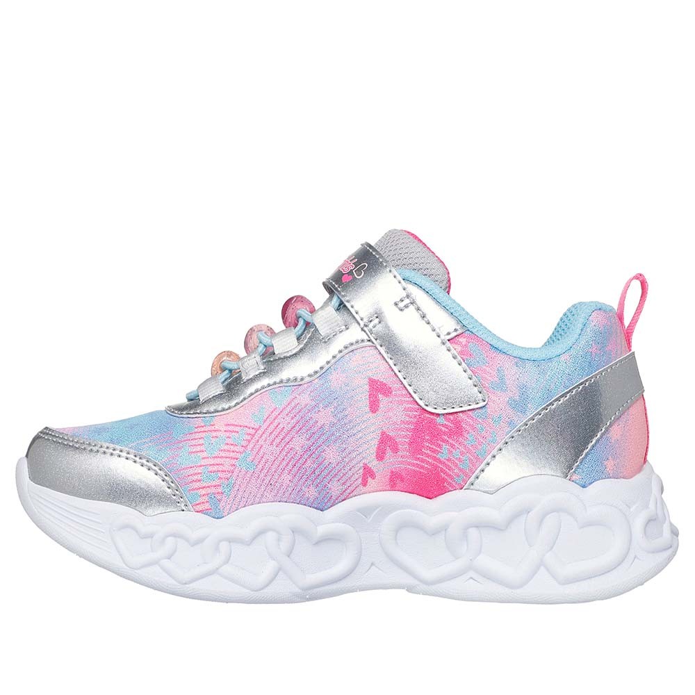 Skechers حذاء بنات Infinite Heart Lights — صورة 6