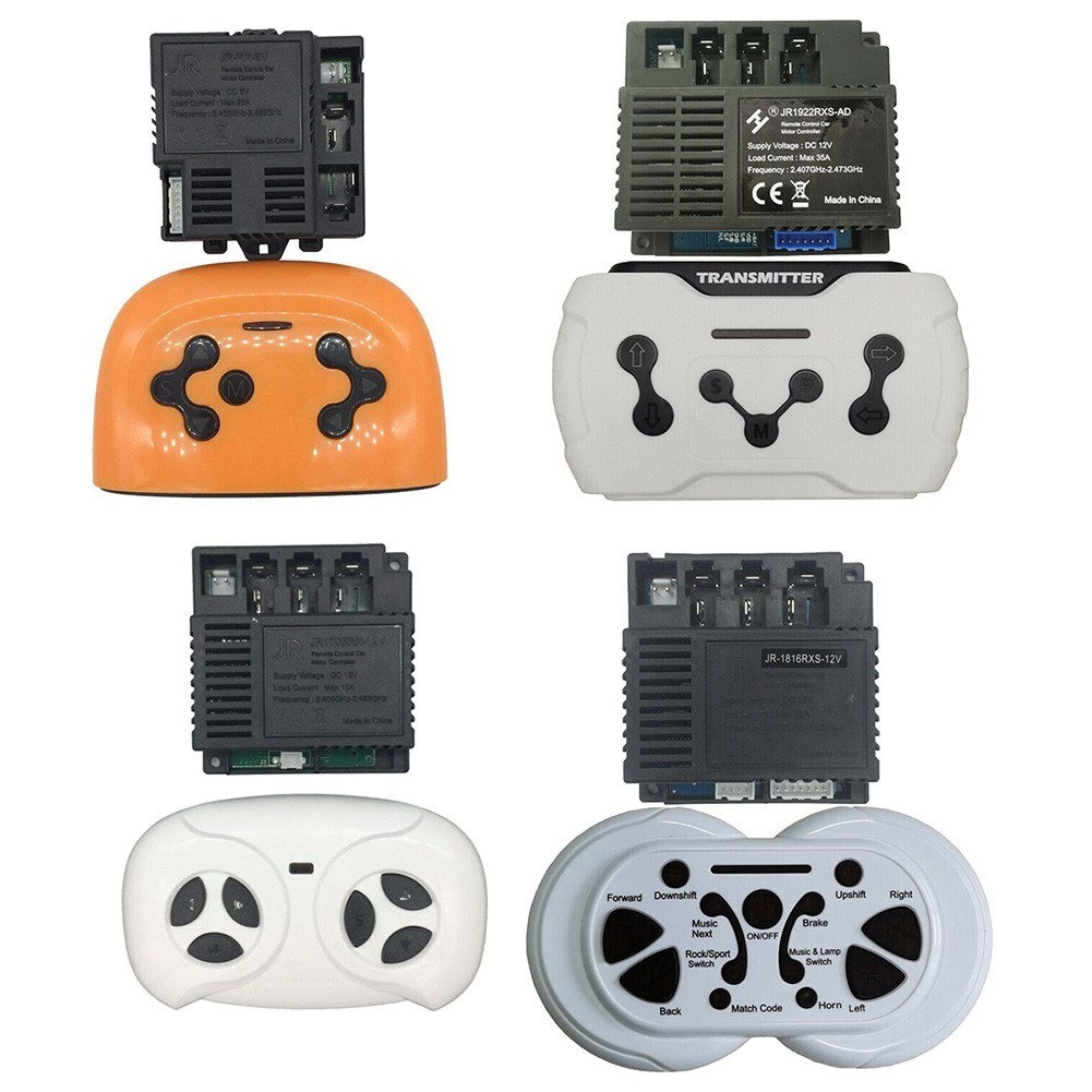 L-HOTHY JR-RX-12V 6V 24V กล่องควบคุมสําหรับเด็กรถยนต์ไฟฟ้า 2.4GHz RC\