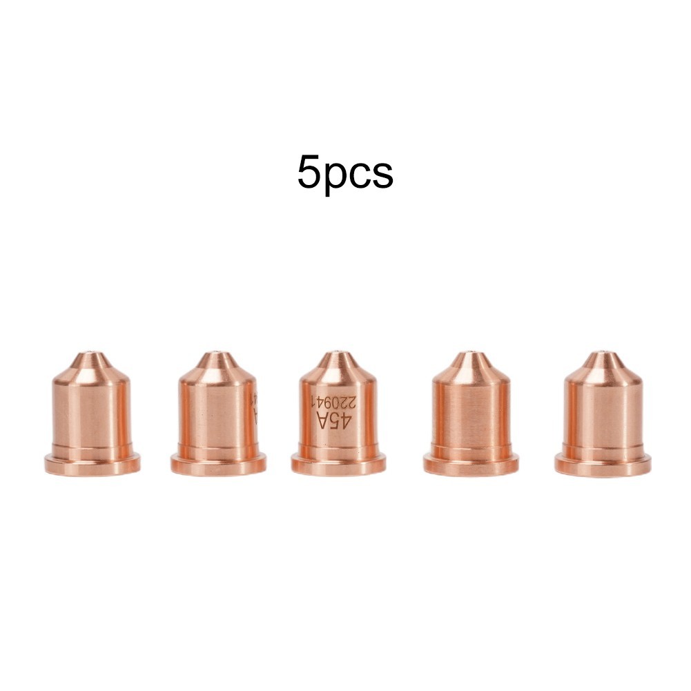 L-HOT5ชิ้น 220941 หัวฉีดเครื่องตัดพลาสม่าสําหรับเคล็ดลับสําหรับ สูงสุด65 ไฟฉายตัดพลาสม่า สิ้นเปลือง