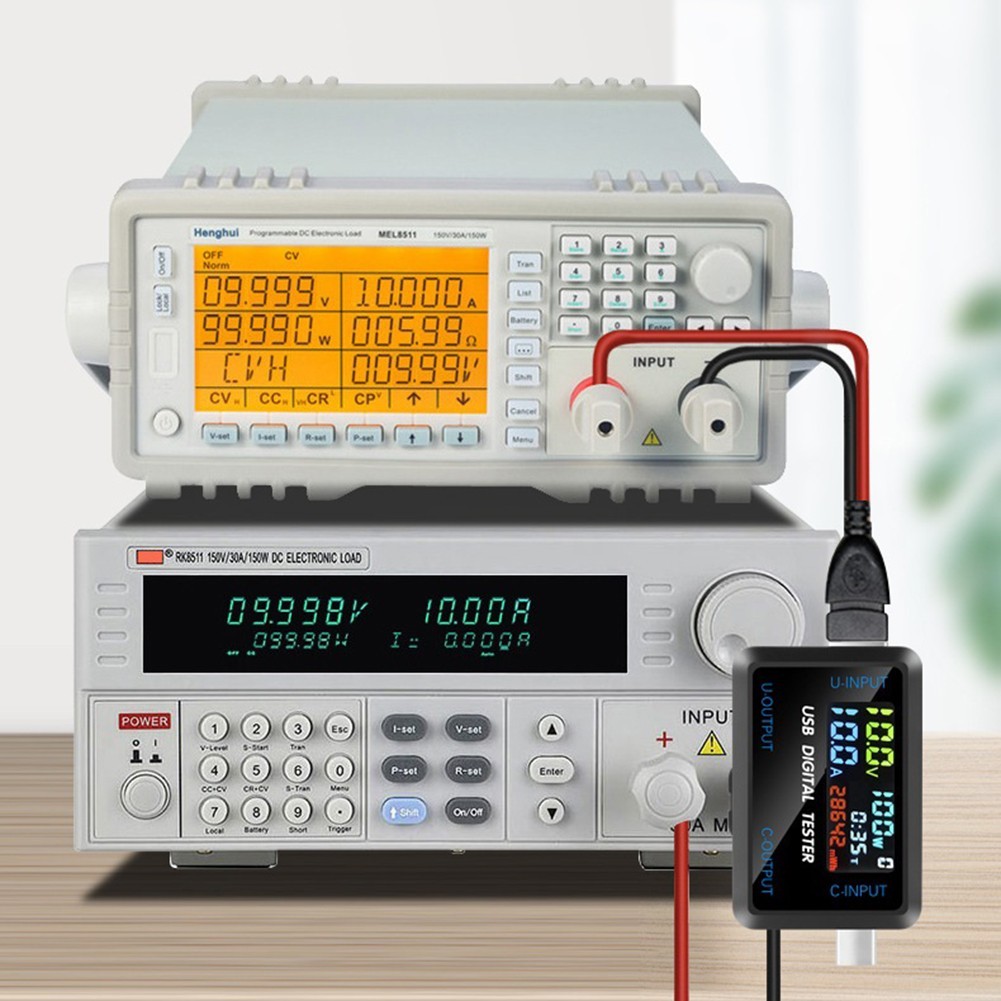 *COSYH* USB C Power Meter เครื่องทดสอบ USB 4.5-36V 0-5A โวลต์มิเตอร์แอมป์มิเตอร์เครื่องทดสอบดิจิตอลเ