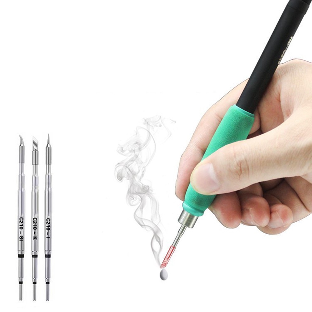 [BIG SALE] เคล็ดลับหัวแร้ง C210 1 ชิ้น -เคล็ดลับการเปลี่ยนแกนทําความร้อนฟรี IQ SI