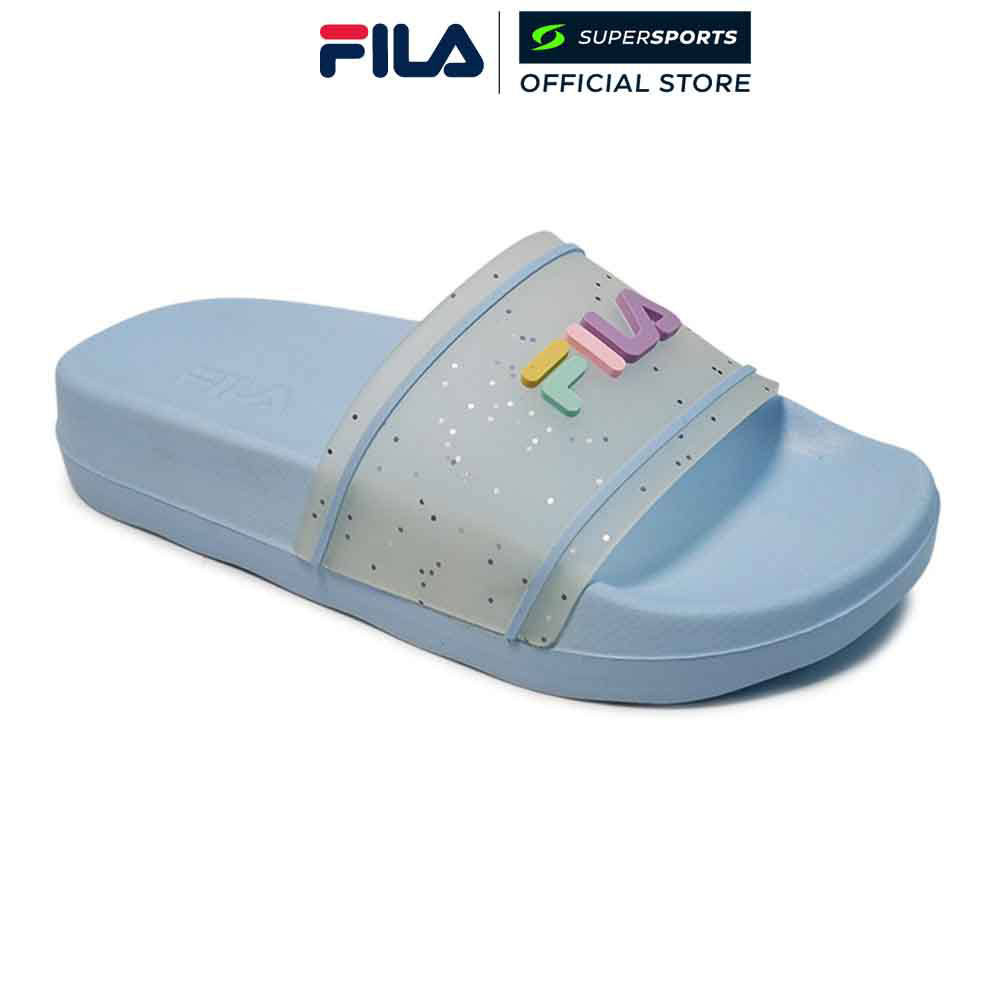 FILA Jelly Pop รองเท้าแตะเด็ก สีฟ้า