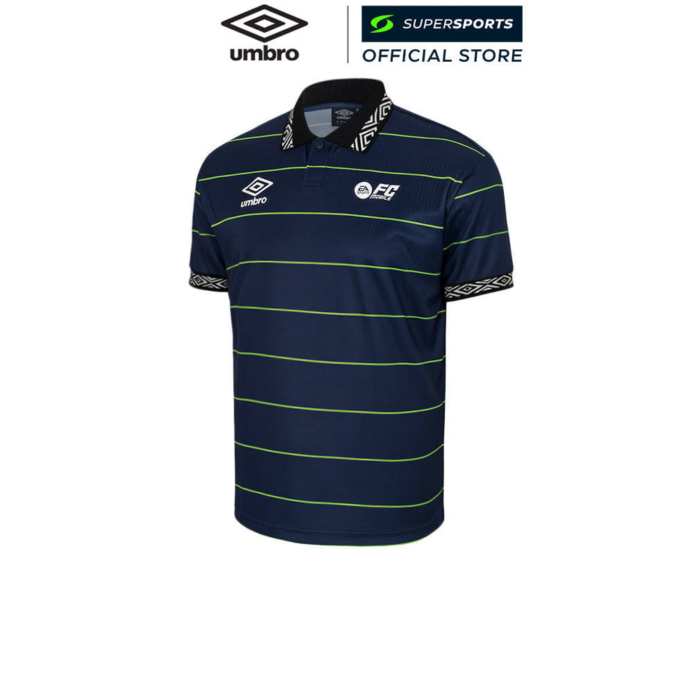 UMBRO x FC Mobile Striped เสื้อโปโลฟุตบอลผู้ชาย