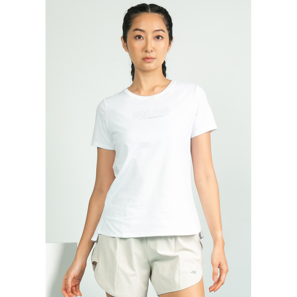 Skechers สเก็ตเชอร์ส เสื้อยืดแขนสั้นผู้หญิง Women Short Sleeve Tee Apparel - SP325W307-0019