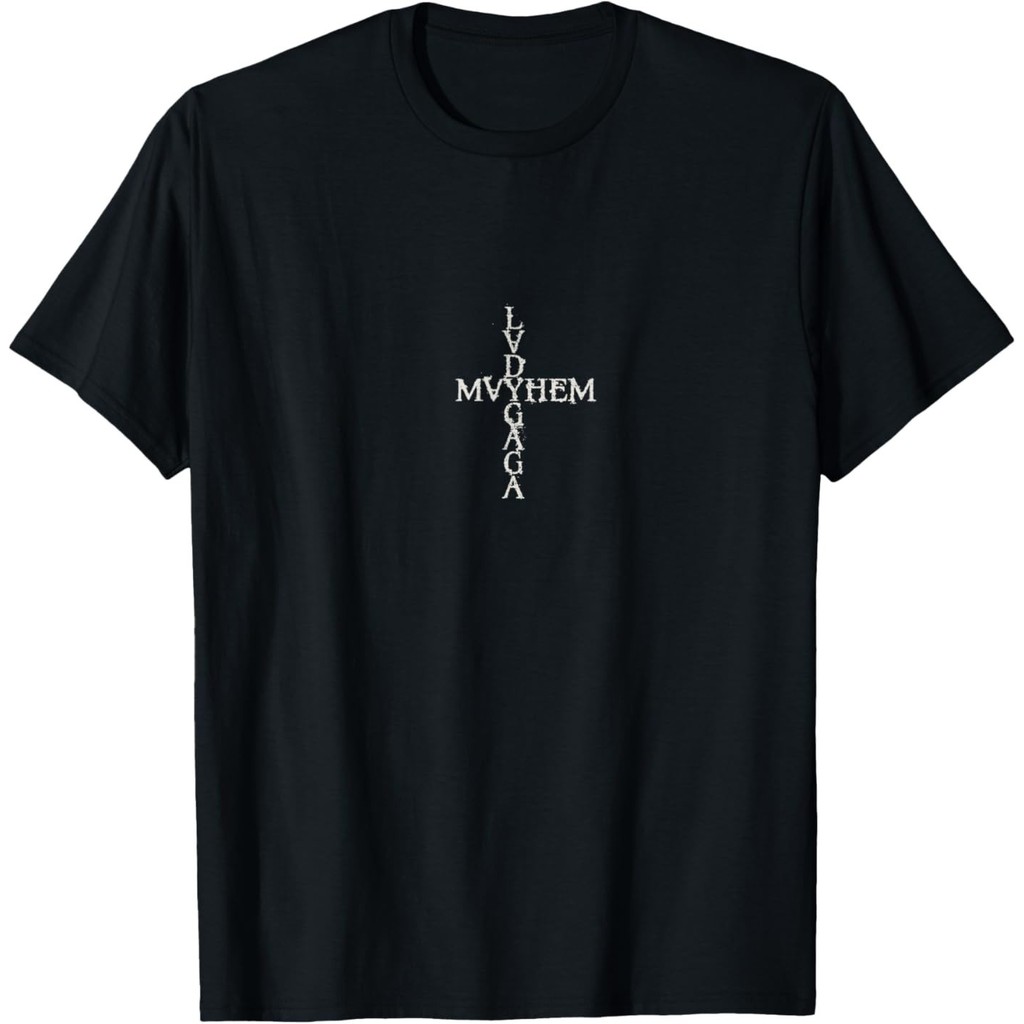 เสื้อยืด Lady Gaga Mayhem Cross