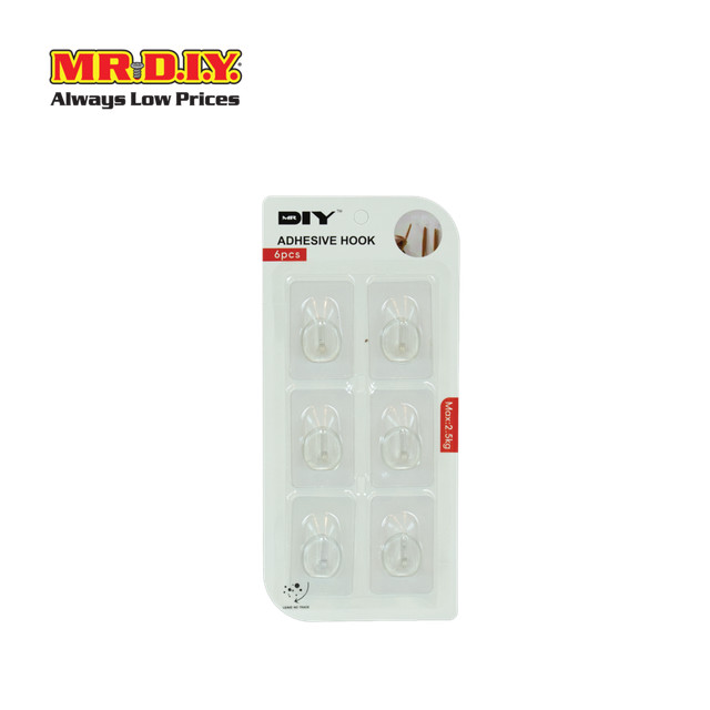 MR.D.I.Y. ตะขออเนกประสงค์ ขนาด 5.5 x 3.1 ซม (6 ชิ้น/แพ็ก)_8975717