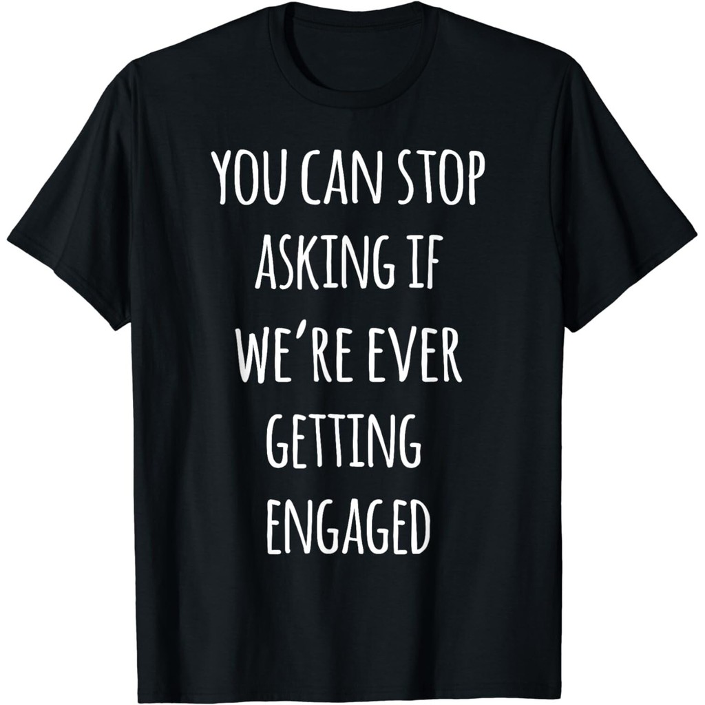 ตลกหมั้นประกาศ Fiance Engaged Couples เสื้อยืด Unisex