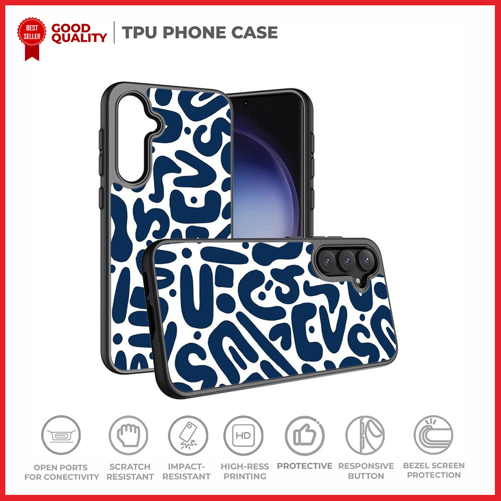 SAMSUNG ปลอกSamsung A17 A56 A36 A26 A16 A55 A35 A25 A15 A54 A34 A24 A14 A07 A06 A05s Navyอินทรีย์บทค