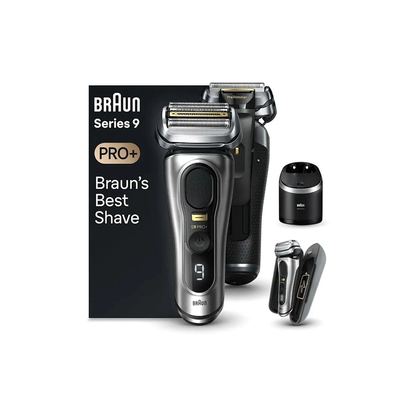 BRAUN - Electric Shaver Series 9 Pro+ 9577CC Silver Grey -