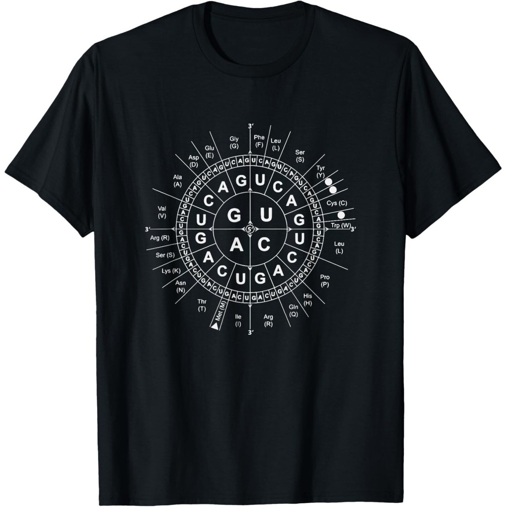 เสื้อยืดผู้ใหญ่ Genetic Code Biology Tee