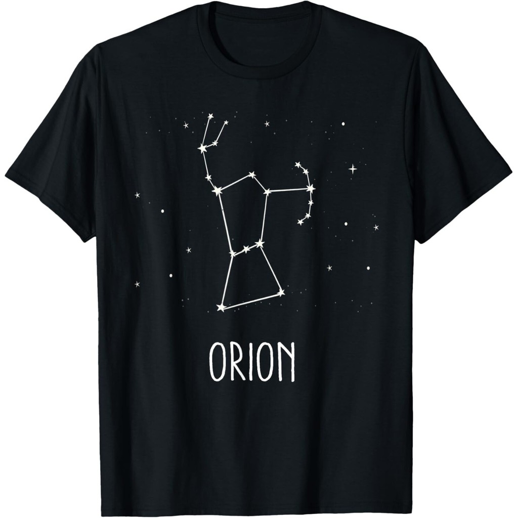 Orion Constellation Astronaut Stargazing Space เสื้อยืด Unisex