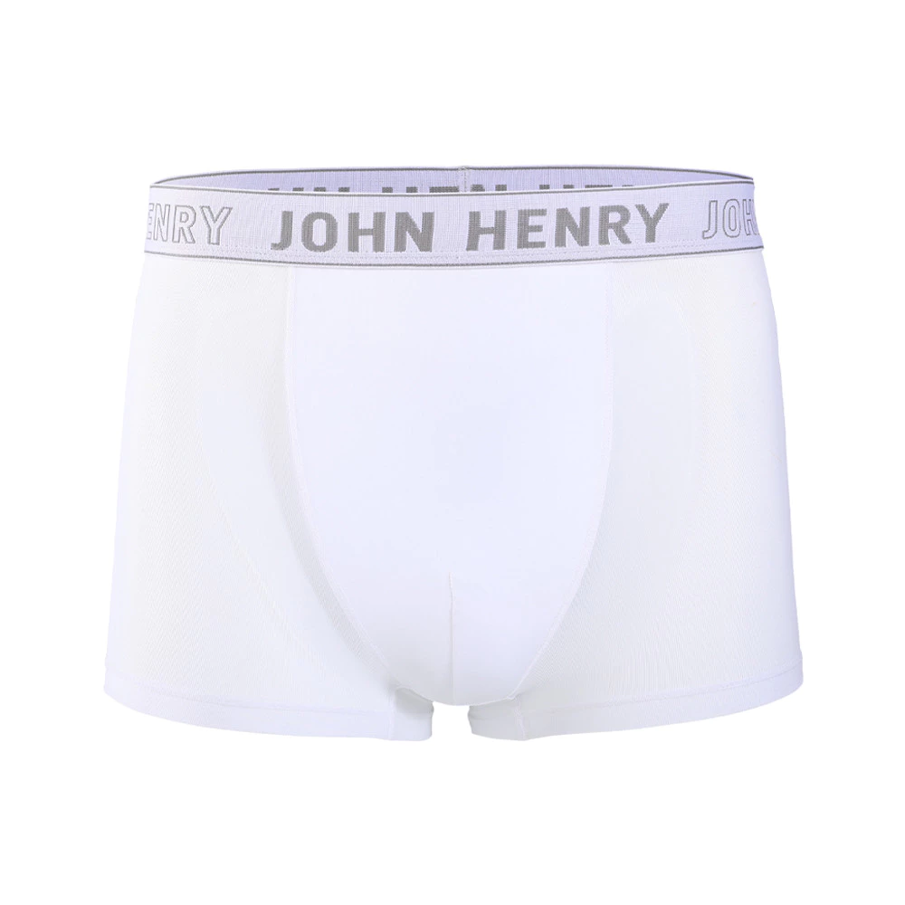 John Henry Underwear Fashion กางเกงชั้นในผู้ชาย ทรงบ๊อกเซอร์ บรี๊ฟ รุ่น JU JU3ME002 สีขาว