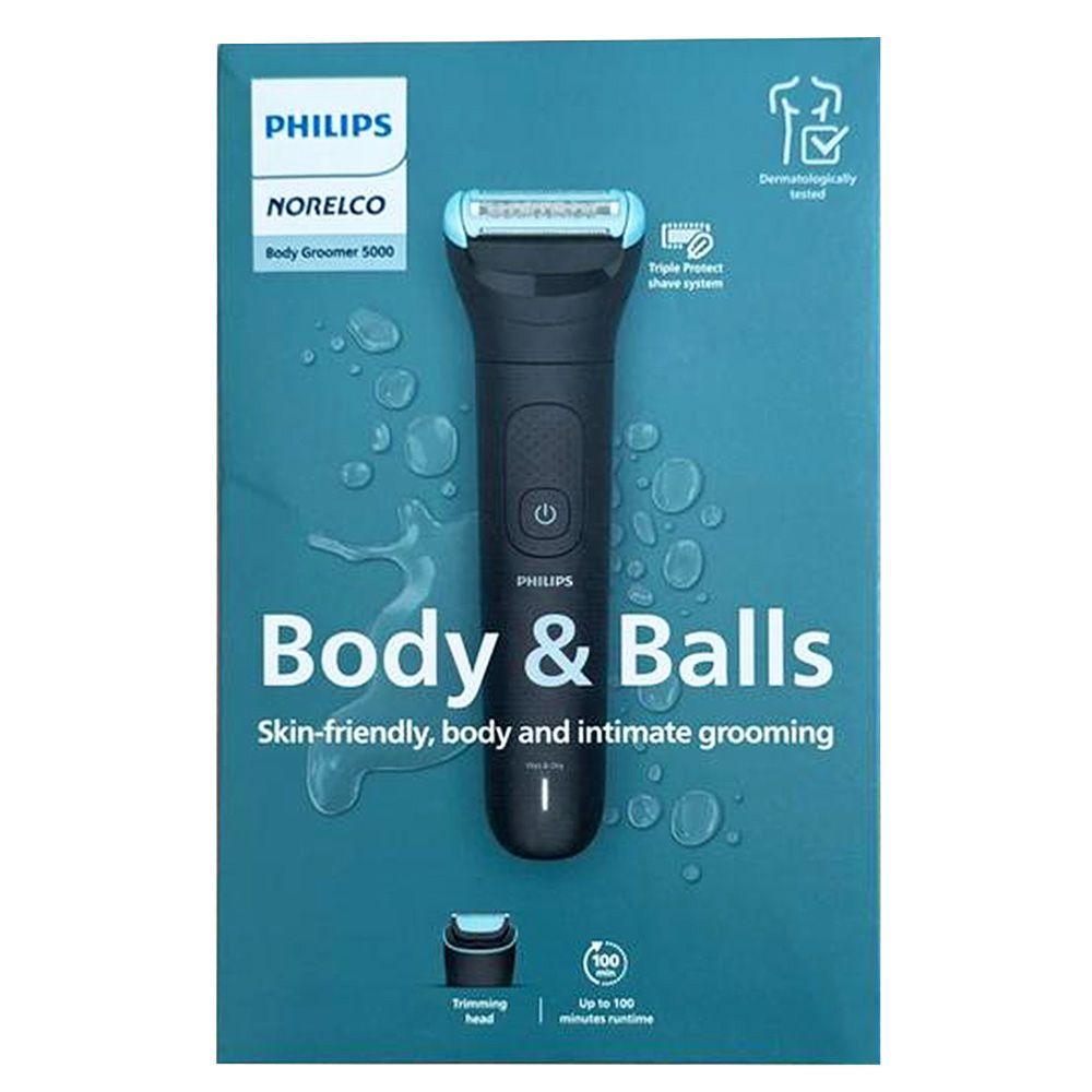 Philips Norelco BG5490/50 Body Groomer 5000 Electric Shaver/Trimmer - USB-A charging