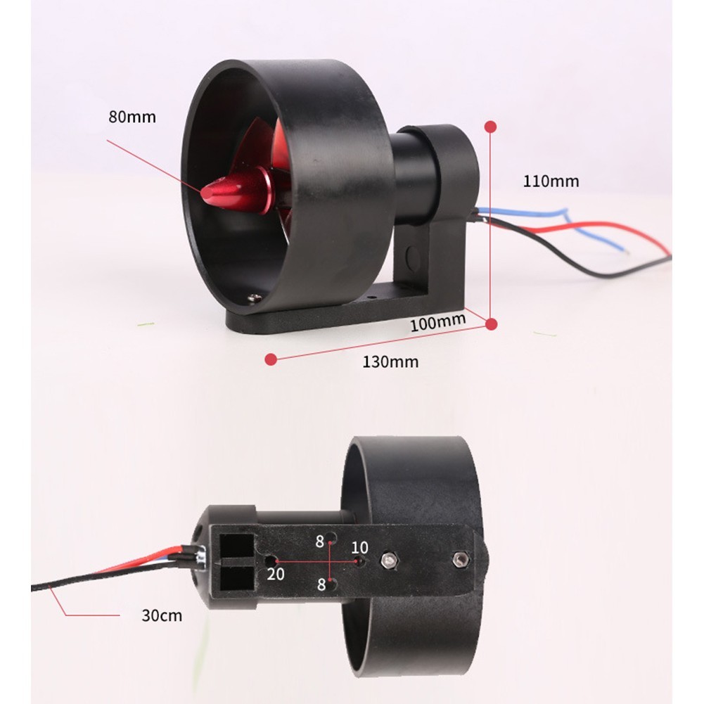 Thruster 16V 300W มอเตอร์ไร้แปรง 40A ESC สํารถใช้งานกับเหยื่อ RC และเรือลากจูงได้อย่างดี