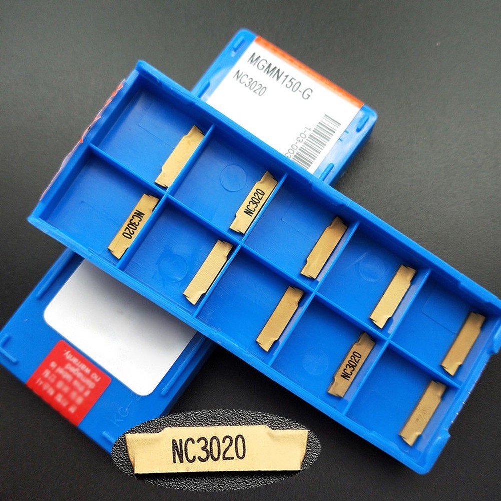 <NOOC> 10 ชิ้น MGMN150-G NC3020 1.5 มม. และเซาะร่อง ตัดคาร์ไบด์เปลี่ยนเม็ด
