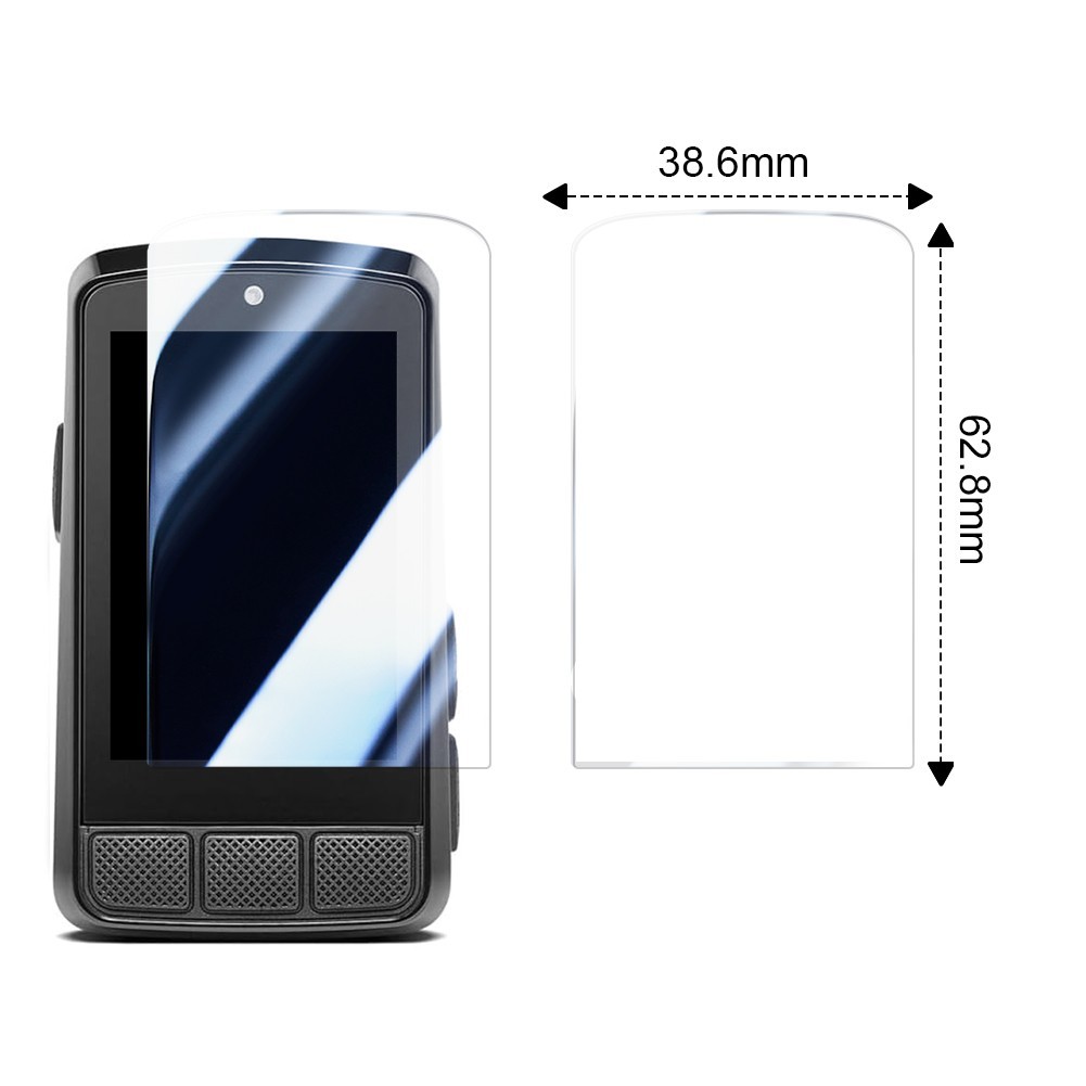 <VOGE>ตัวป้องกันหน้าจอมองเห็นได้HD ชนิดนุ่มสำหรับWahoo ELEMNT BOLT