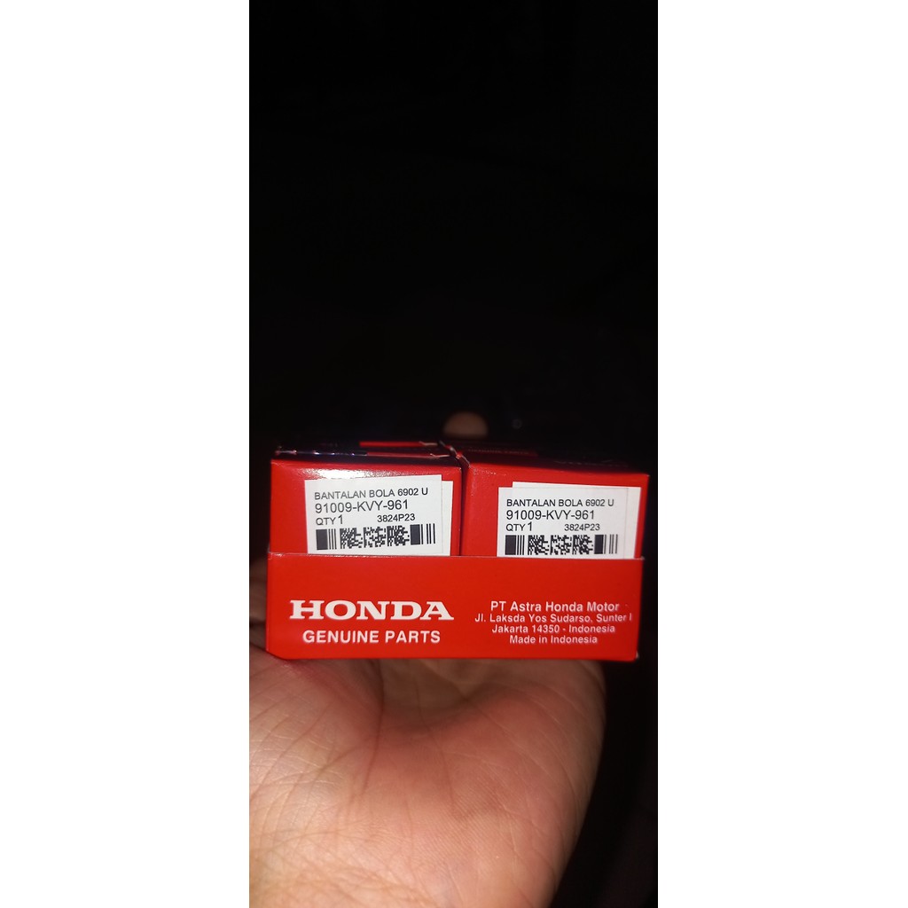 91009KVY961 – REAR BAMBOO BEARING, BRG BALL RADIAL 6902U ALL HONDA MOTORCYCLES ORIGINAL AM