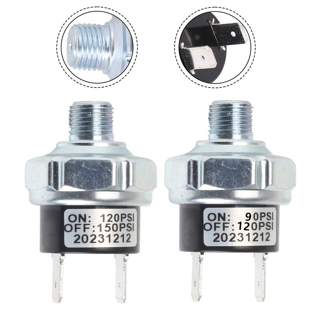 ดี 1/8 NPT สวิตช์ควบคุมความดันอากาศสวิตช์วาล์วคอมเพรสเซอร์แอร์ชิ้นส่วนนิวเมติก