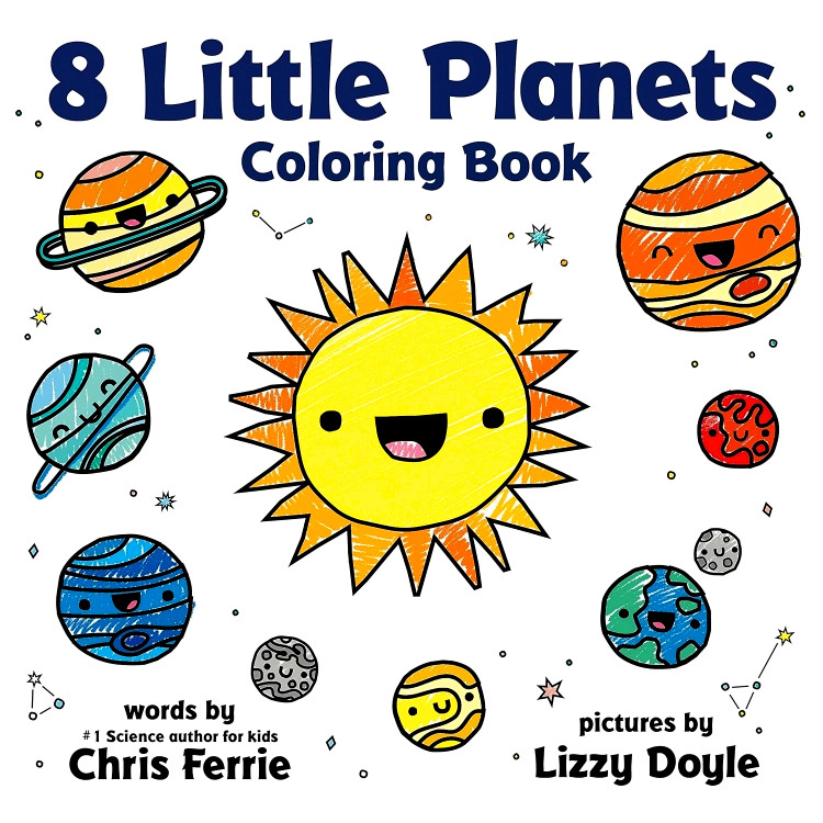 (BX) 8 LITTLE PLANETS COLORING BOOK