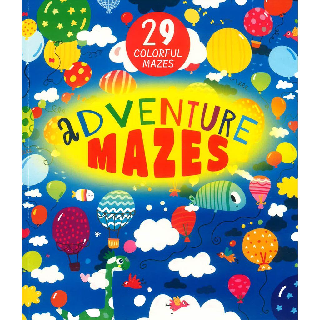(BX) ADVENTURE MAZES: 29 COLORFUL MAZES