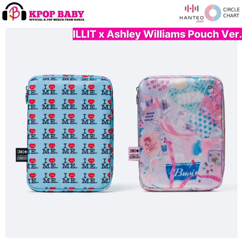(ILLIT x Ashley Williams Pouch) ILLIT 1st Single Album [NOT CUTE ANYMORE]