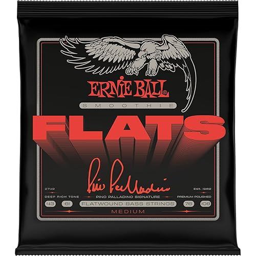 [Direct from JP] ERNIE BALL 2749 Ernie Ball Pino Palladino Smoothie Flats Bass Strings (43-108) / Pr