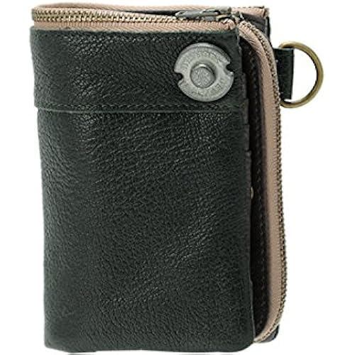 [Direct from JP] [Device] Vintage Bifold Wallet - Turquoise